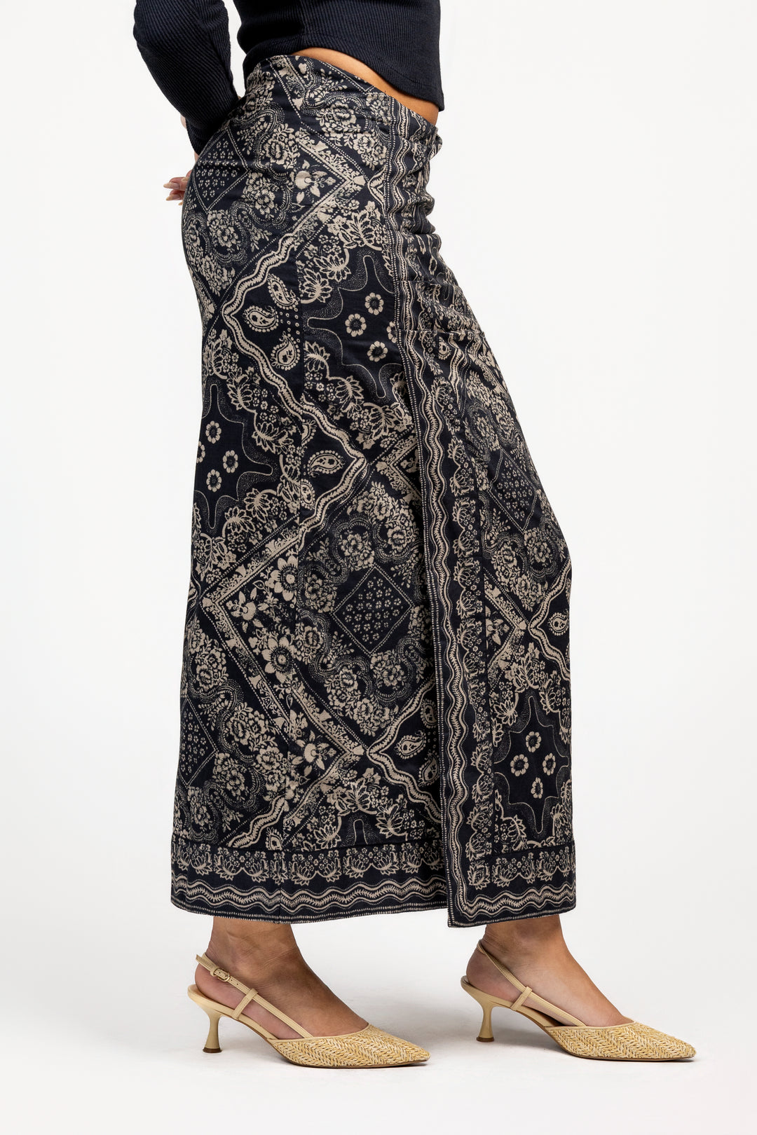 Elise Scarf Print Josie Skirt