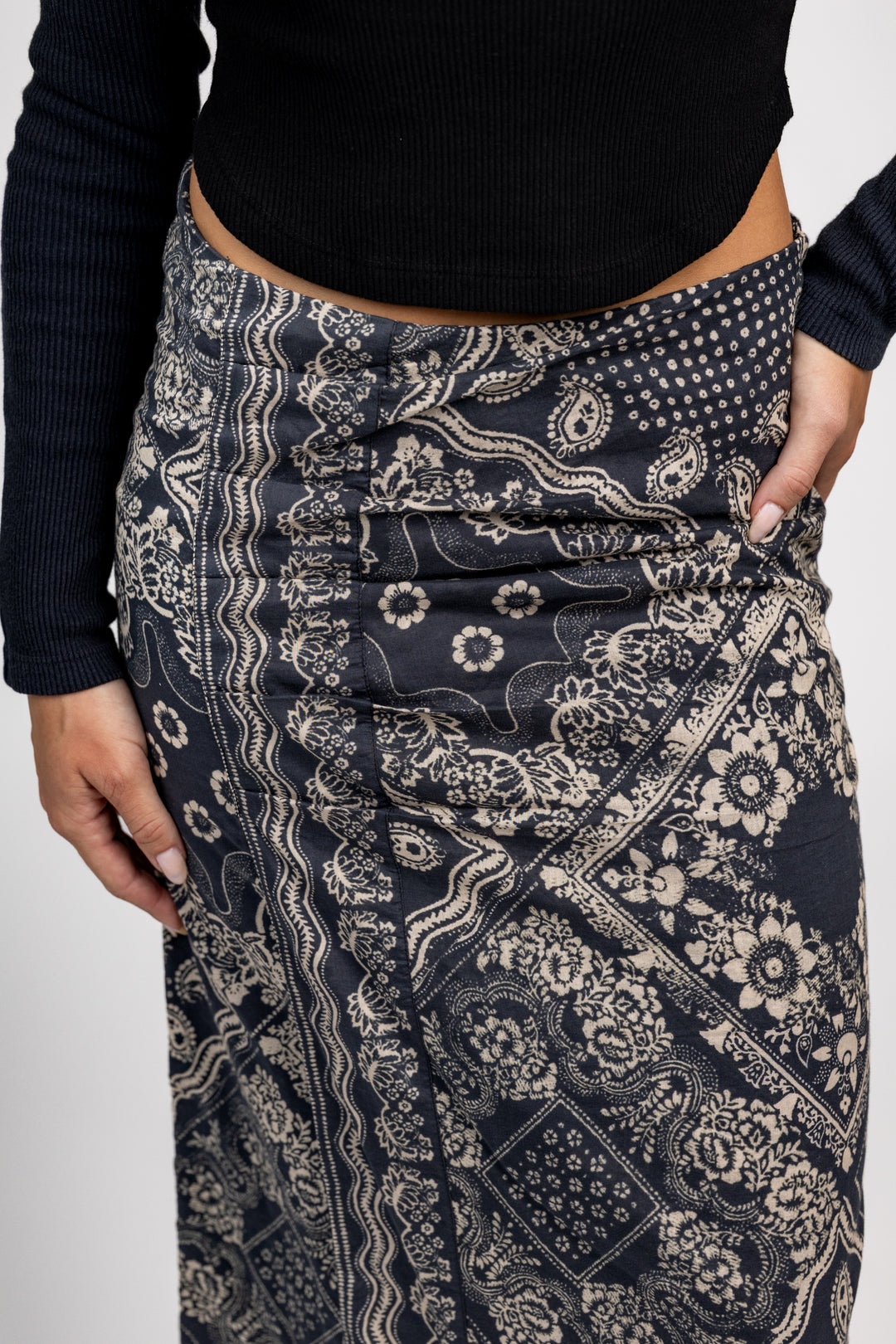 Elise Scarf Print Josie Skirt