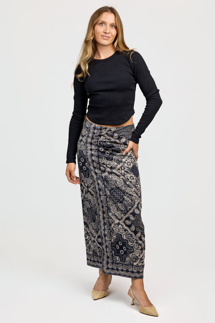Elise Scarf Print Josie Skirt