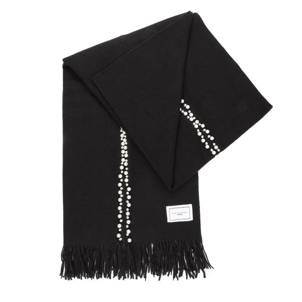 Elite Black Pearl Winter Scarf