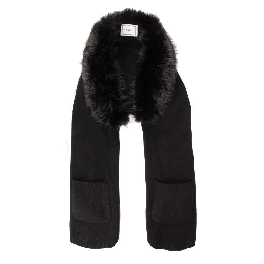Elite Black Winter Stole