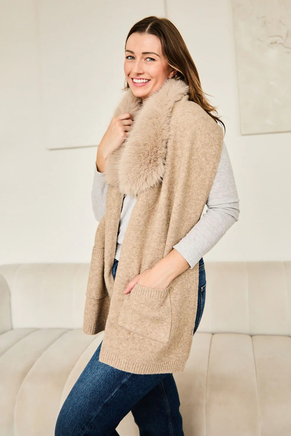 Elite Coffee Winter Stole