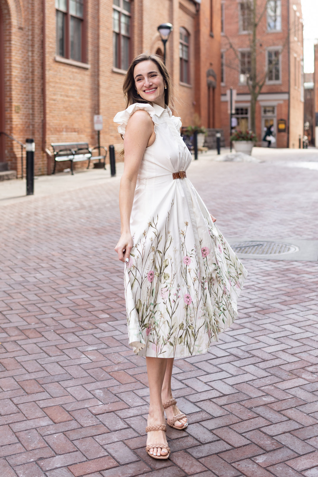 Esmeralda Sleeveless Midi Dress