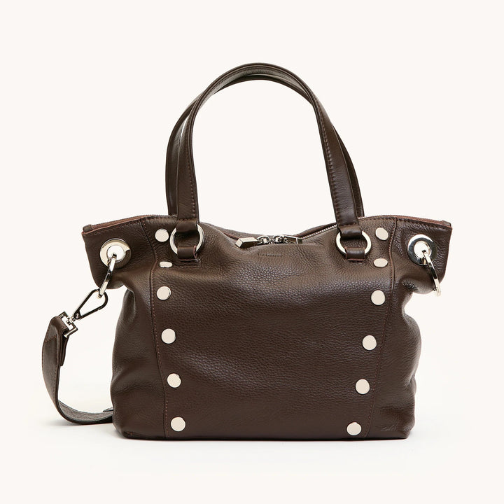 Espresso Pebble Daniel Medium Handbag