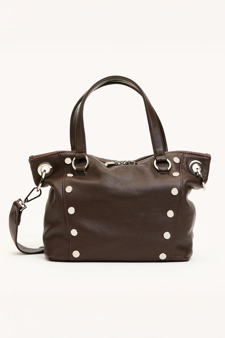 Espresso Pebble Daniel Medium Handbag