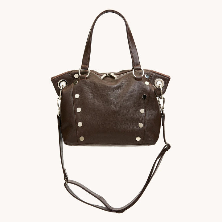 Espresso Pebble Daniel Medium Handbag