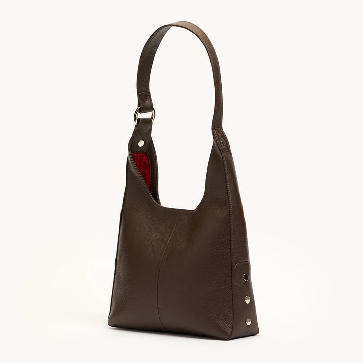 Espresso Pebble Medium Tim Handbag