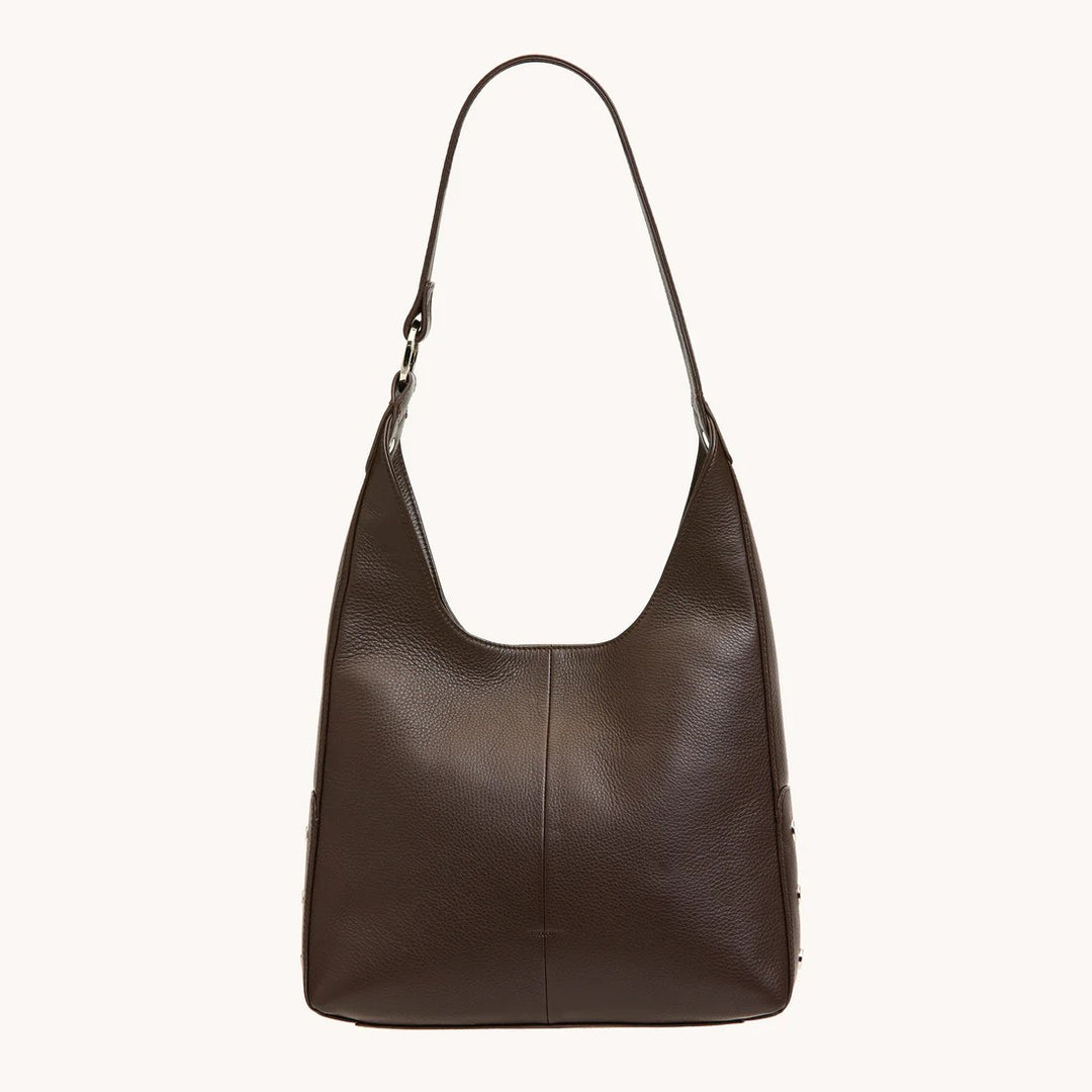 Espresso Pebble Medium Tim Handbag
