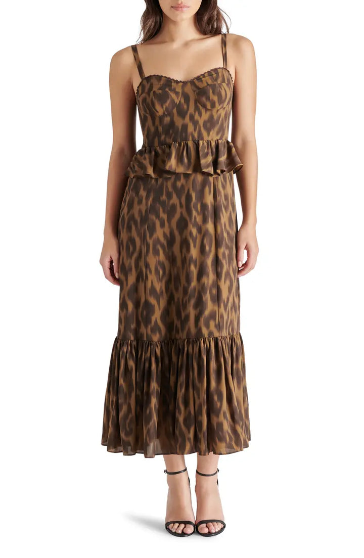 Toffee Eve Ruffle Maxi Dress