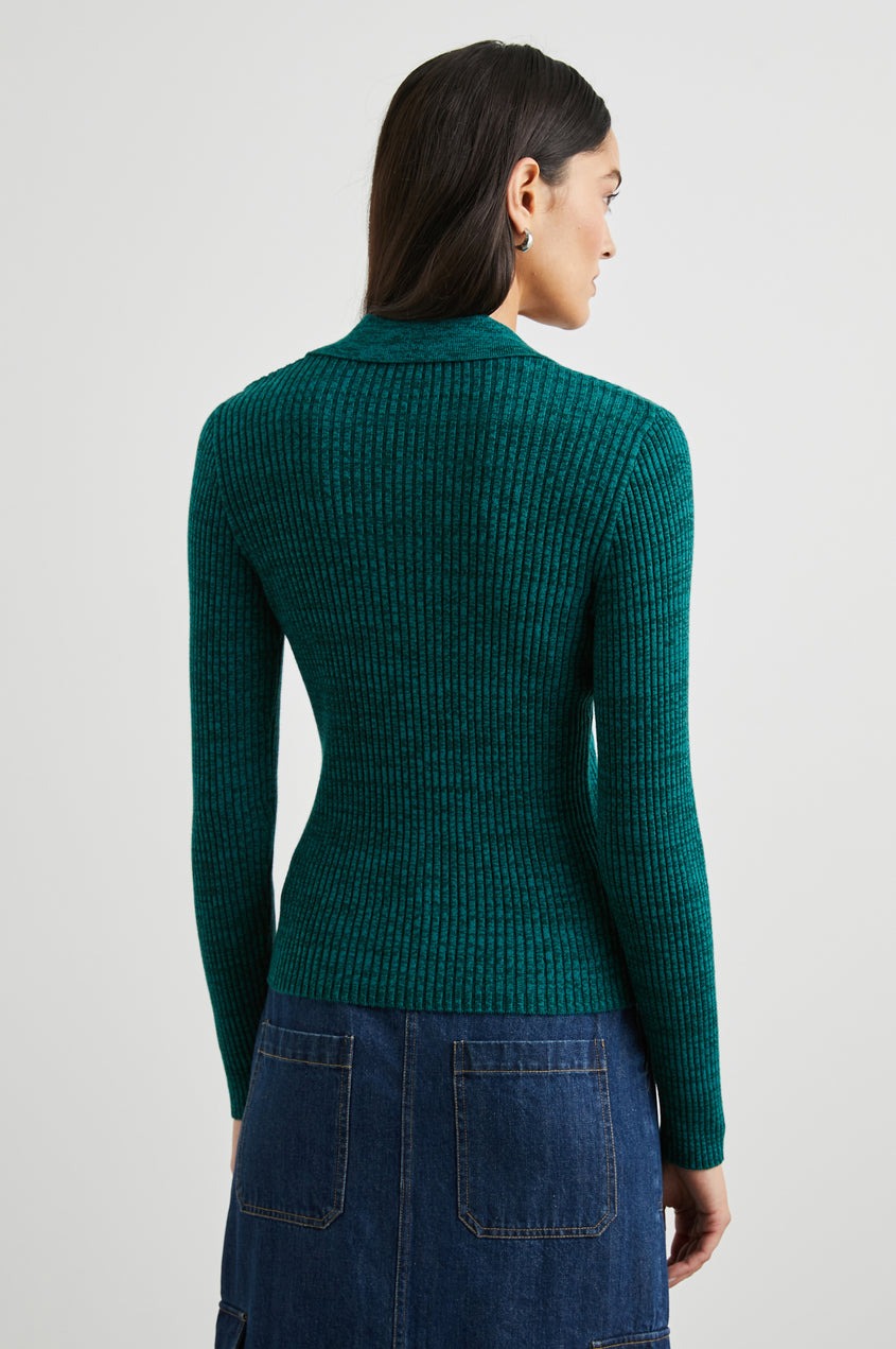 Evergreen Collard Kennedy Knit Top