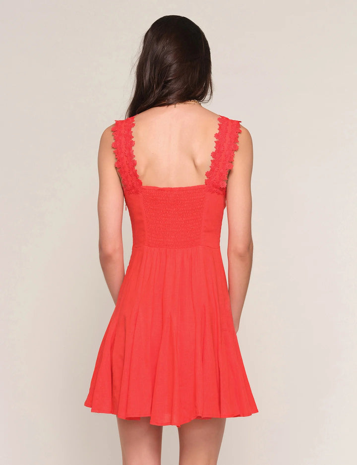 Flame Somerset Dress