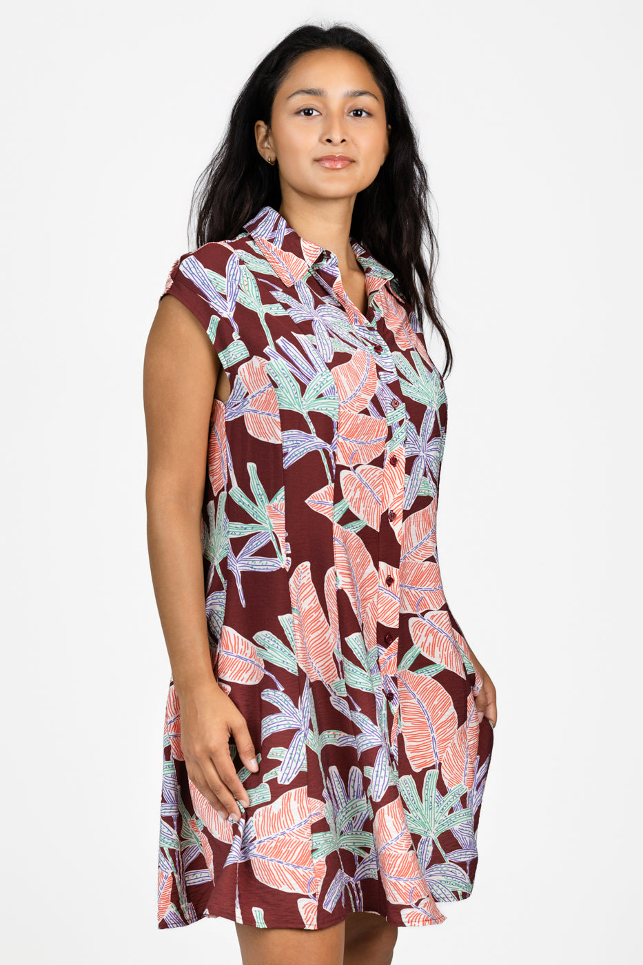 Floral Print Mini Dress