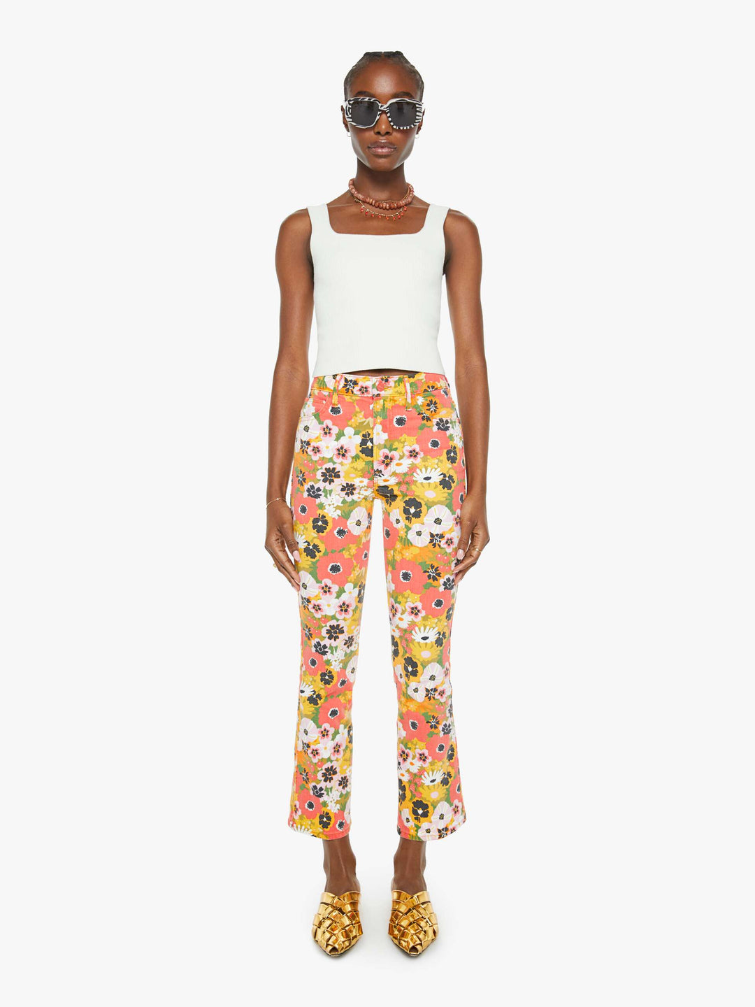 Flowers Al Fresco The Mid Rise Smokin' Double Flood Jean