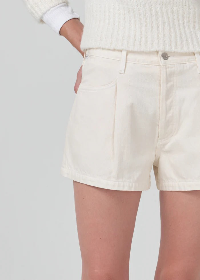 Marzipan Franca Pleated Baggy Short