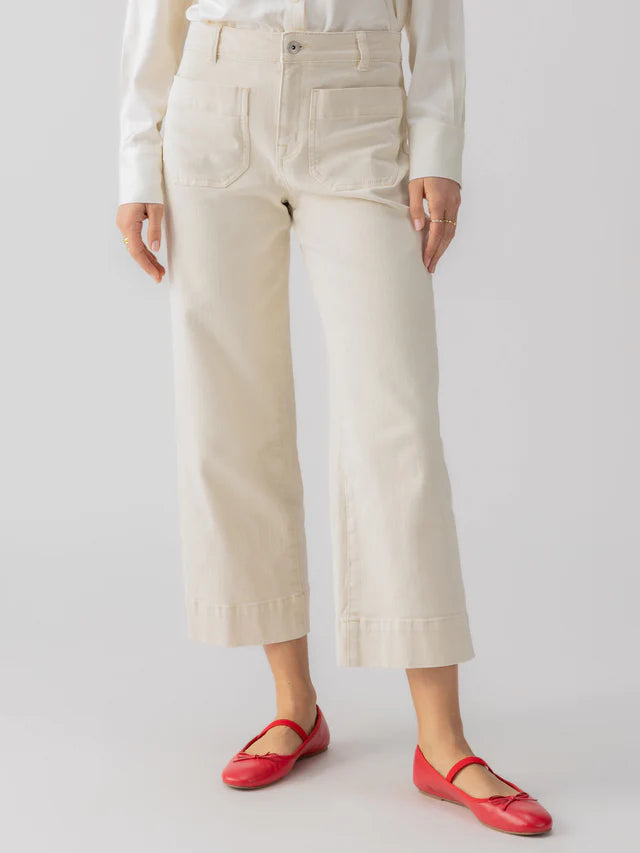 French Vanilla Standard Rise The Marine Denim Pant