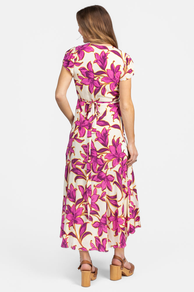 Fuchsia Floret Lila Dress