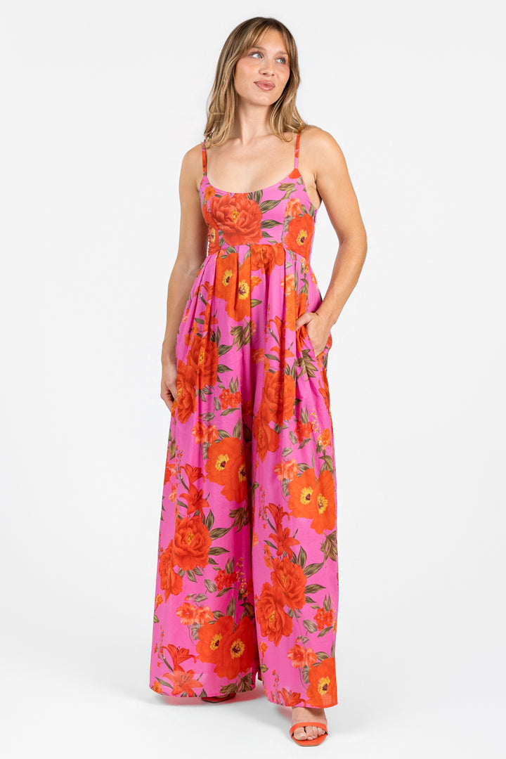 Fuchsia Multi Meena Jumpsuit
