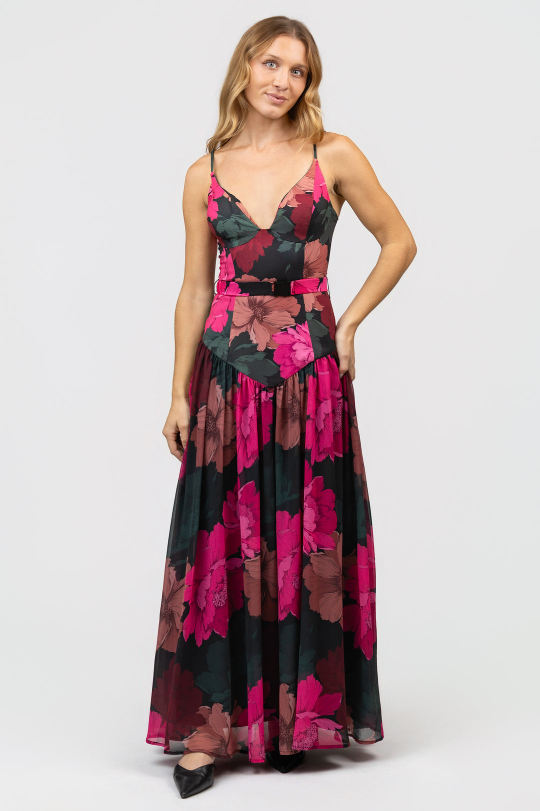 Fuchsia Multi Ruby Dress