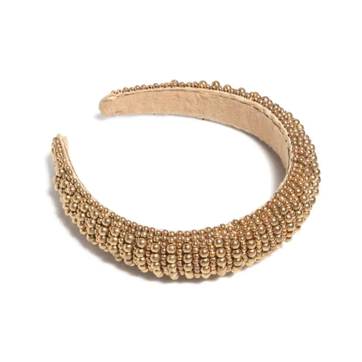 Gold Beaded Headband