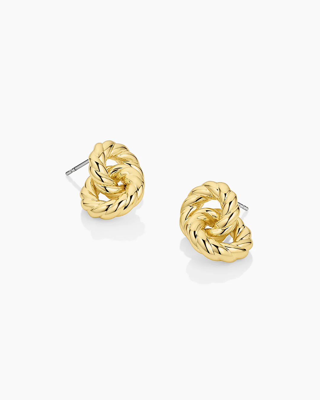 Gold Crew Helium Earrings