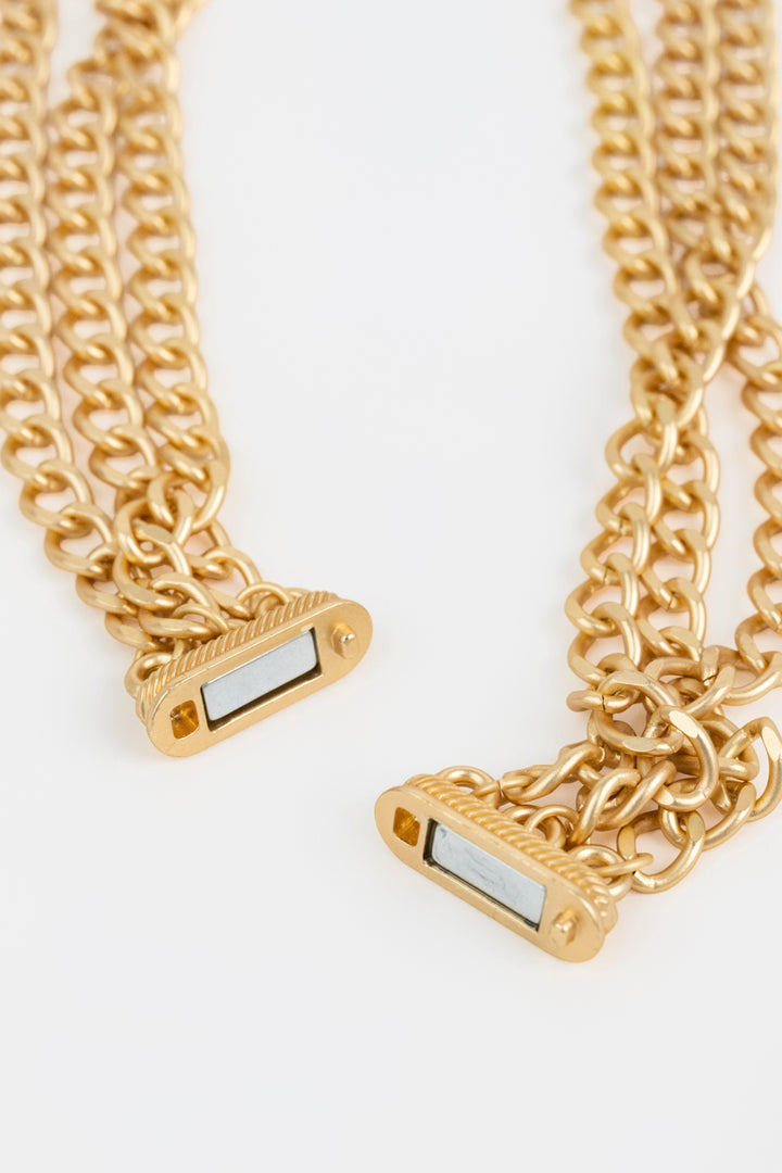 Gold Curb It Necklace