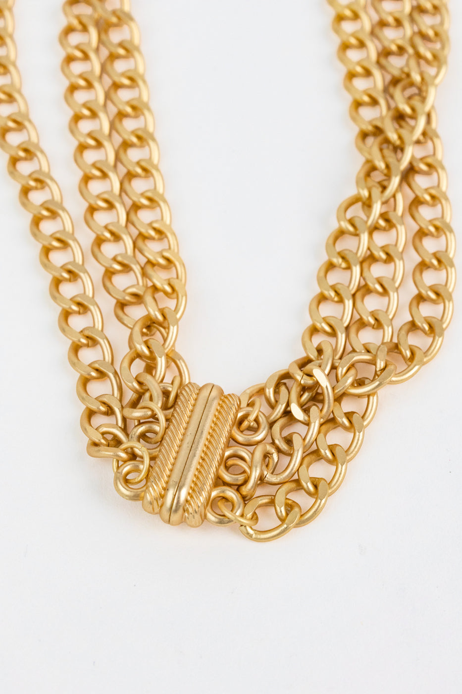 Gold Curb It Necklace