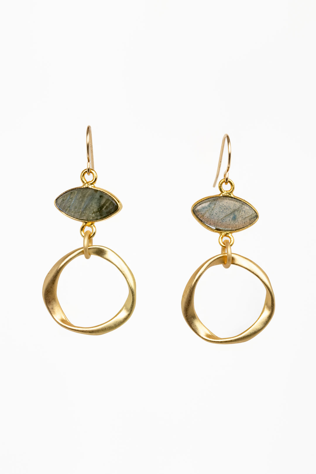 Gold Ring Eve Earrings