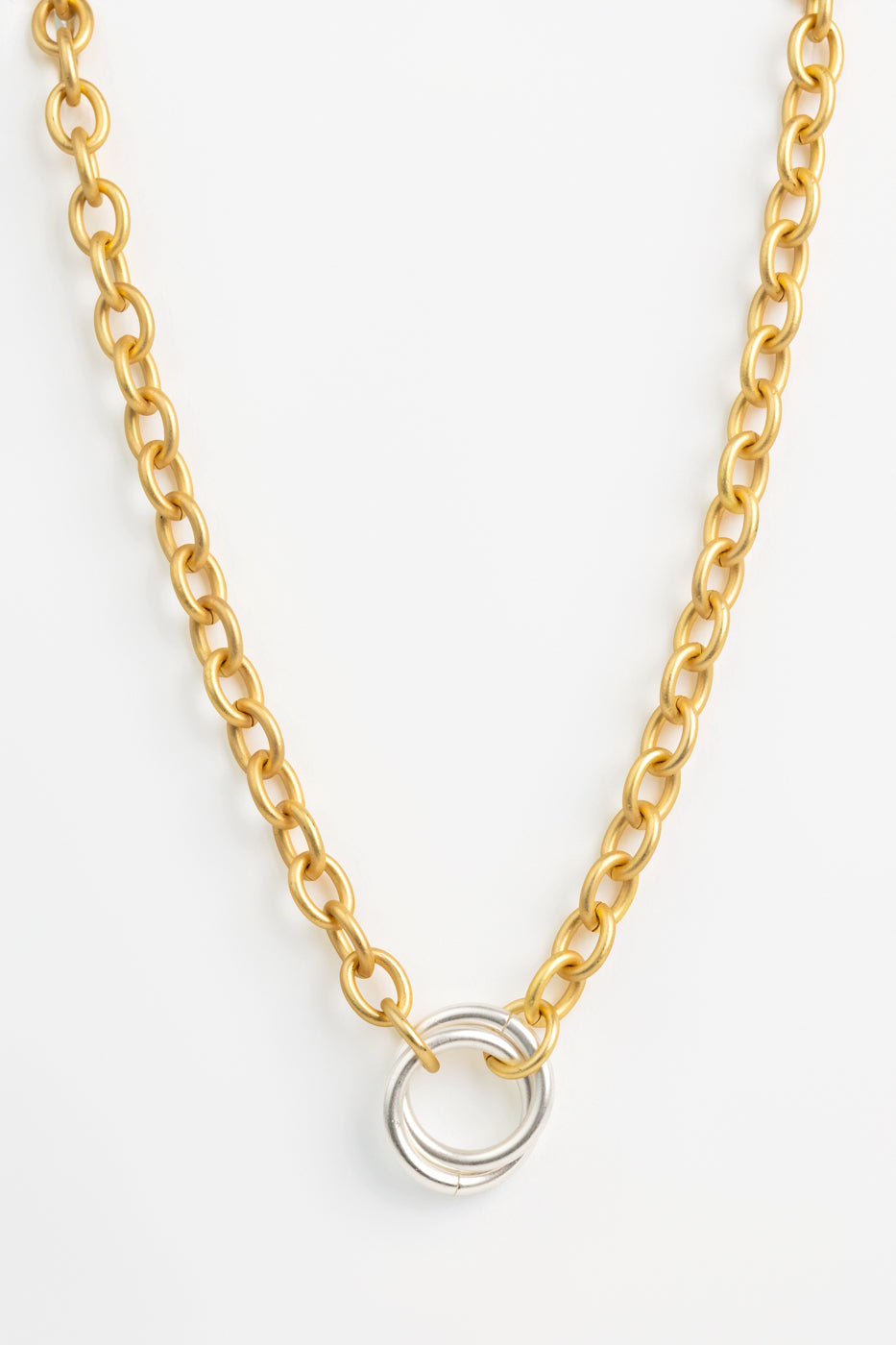 Gold Silver Bleeker Necklace