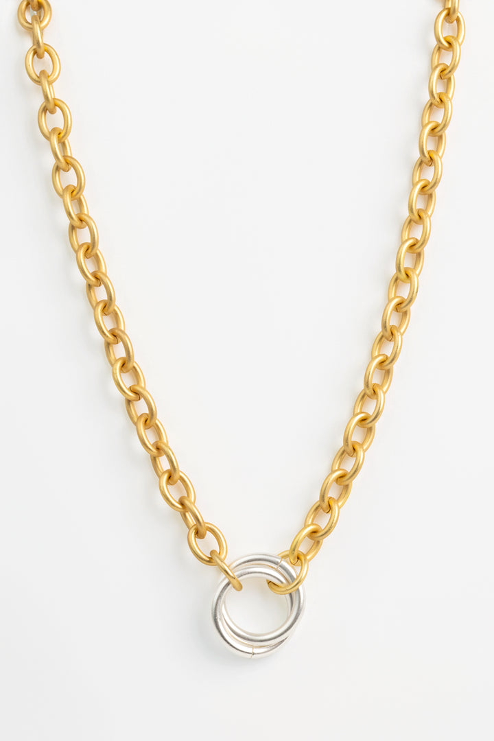 Gold Silver Bleeker Necklace