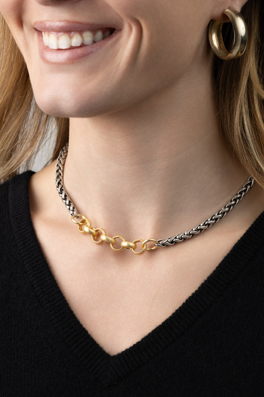 Gold Silver Chelsea Necklace