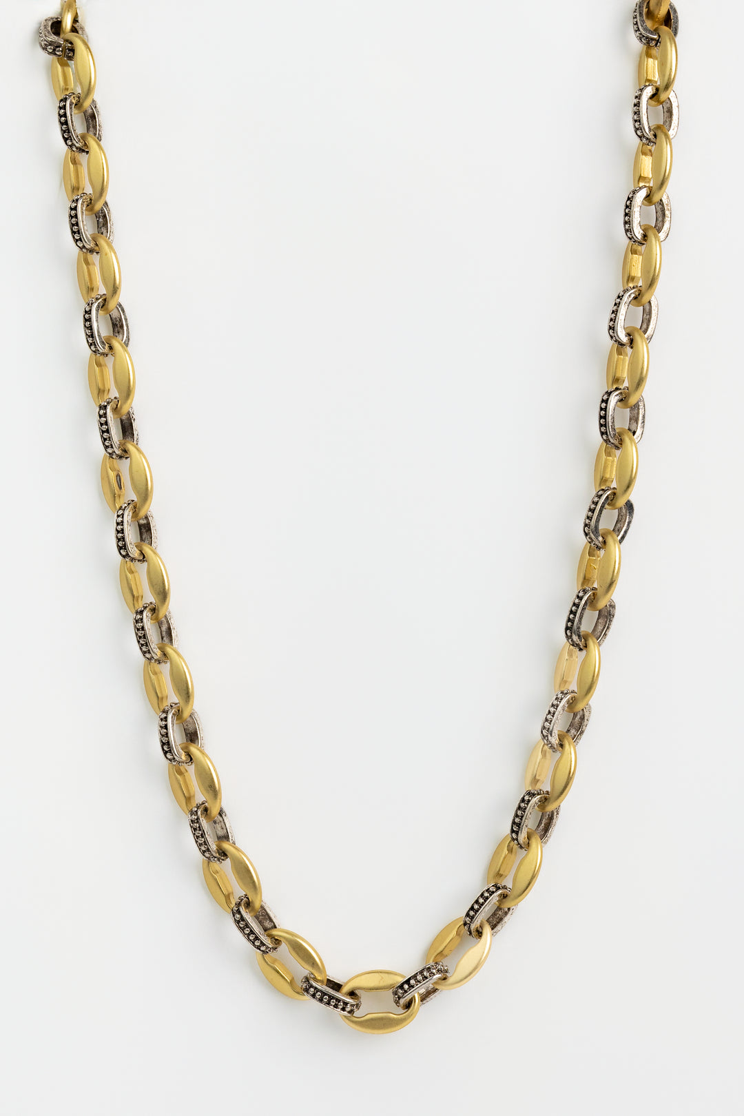 Gold Silver Fierce Necklace