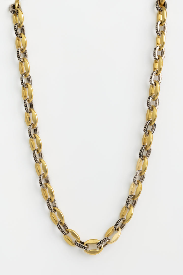 Gold Silver Fierce Necklace