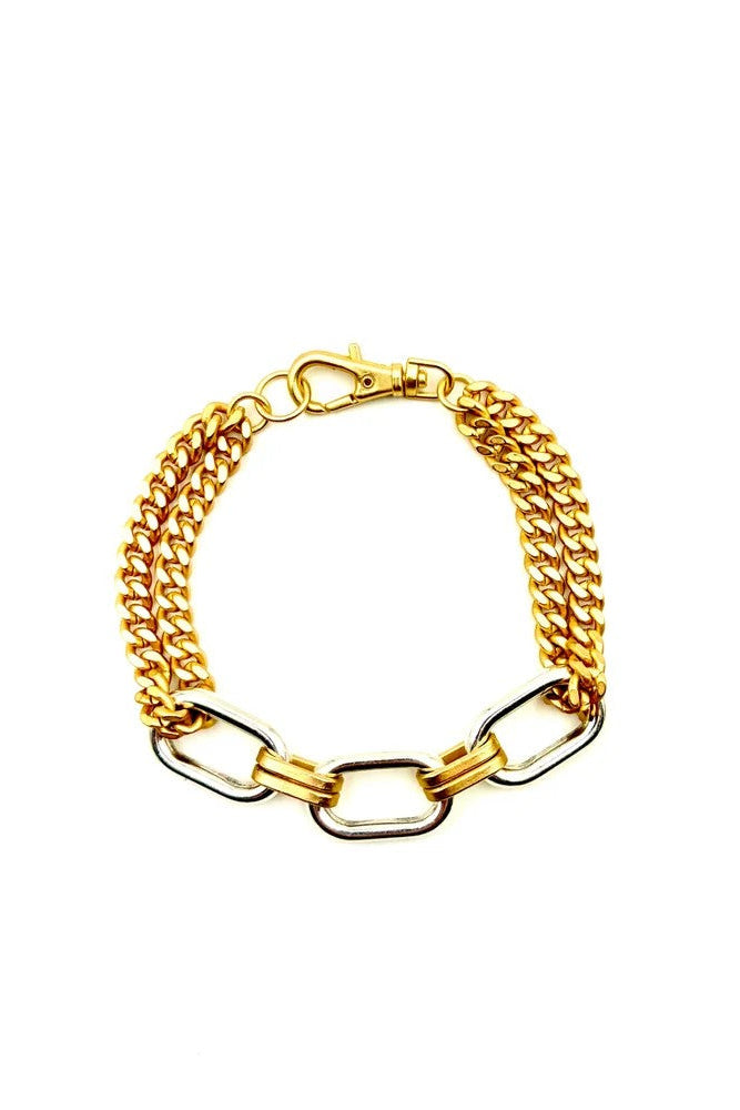 Gold Silver Hampton Bracelet