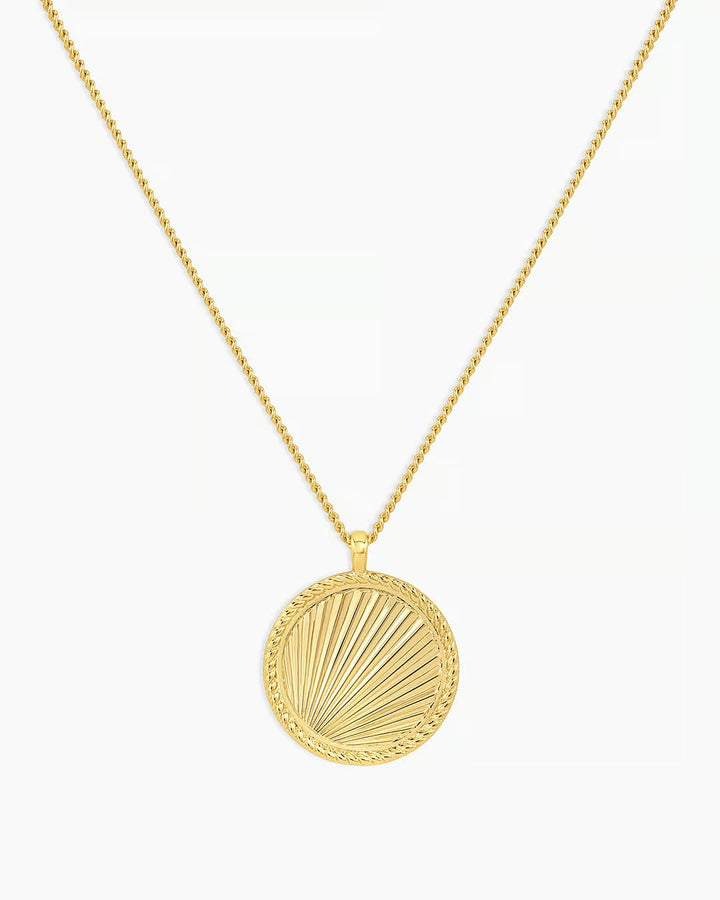 Gold Sunny Pendant Necklace