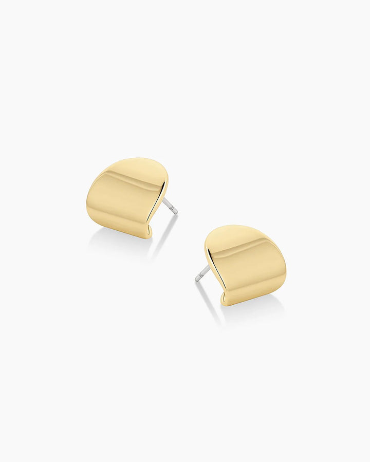 Gold Charlie Wrap Studs
