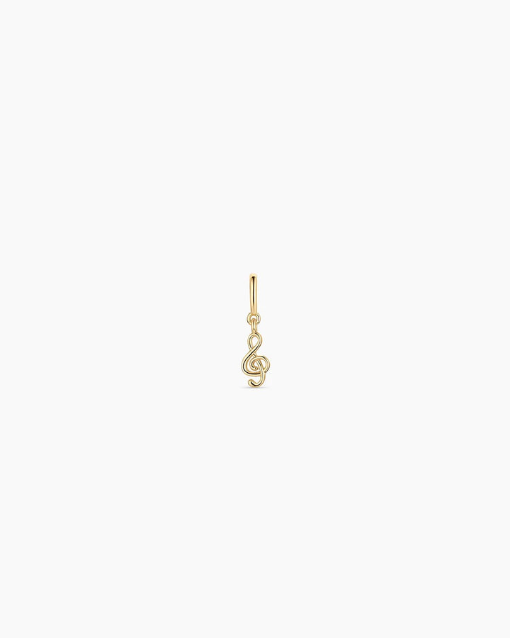Gold Clef Parker Charm