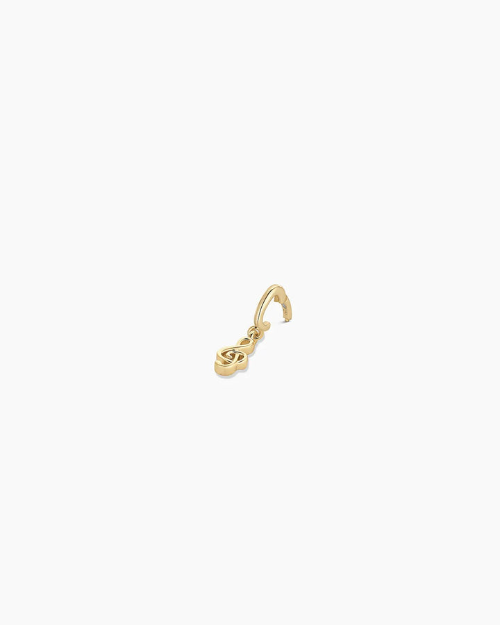 Gold Clef Parker Charm