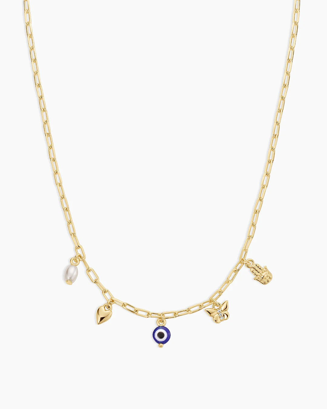 Gold Collection Mini Charm Necklace