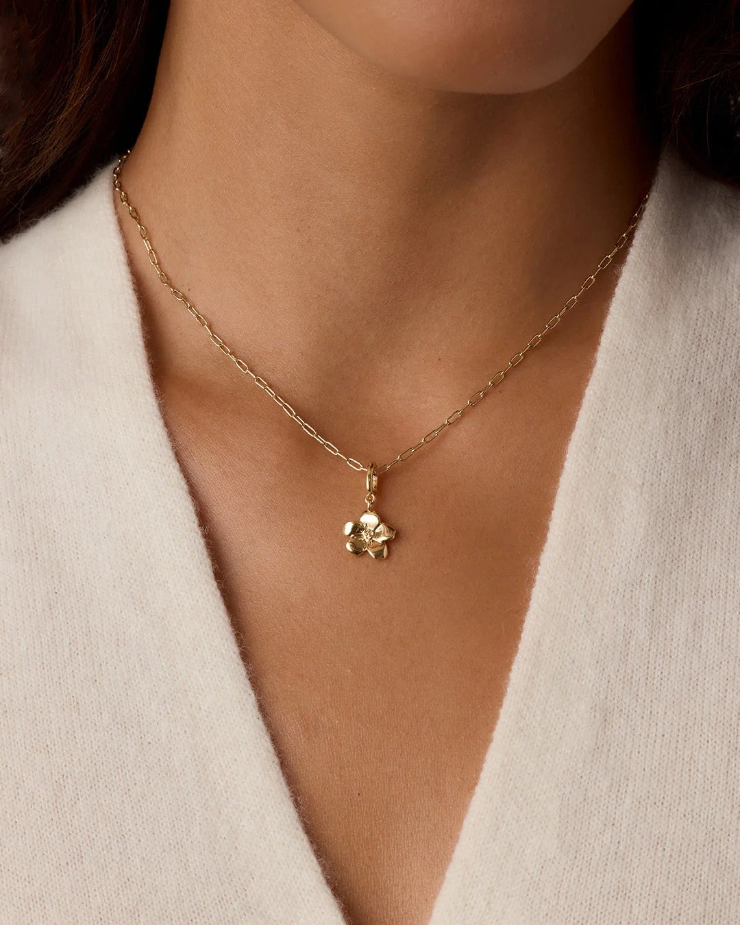 Gold Forget Me Not Parker Charm