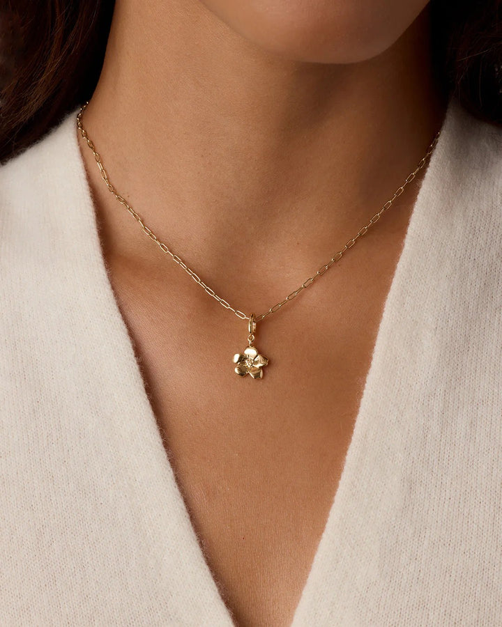 Gold Forget Me Not Parker Charm