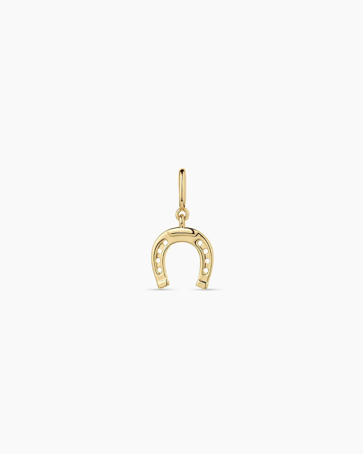 Gold Horseshoe Parker Charm