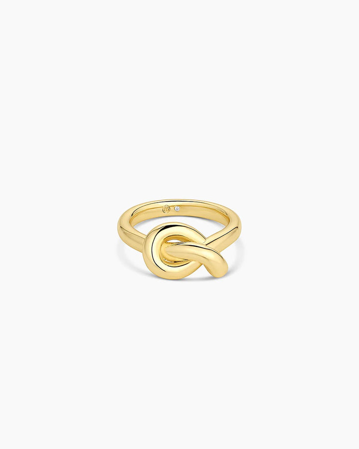 Gold Infinity Knot Ring