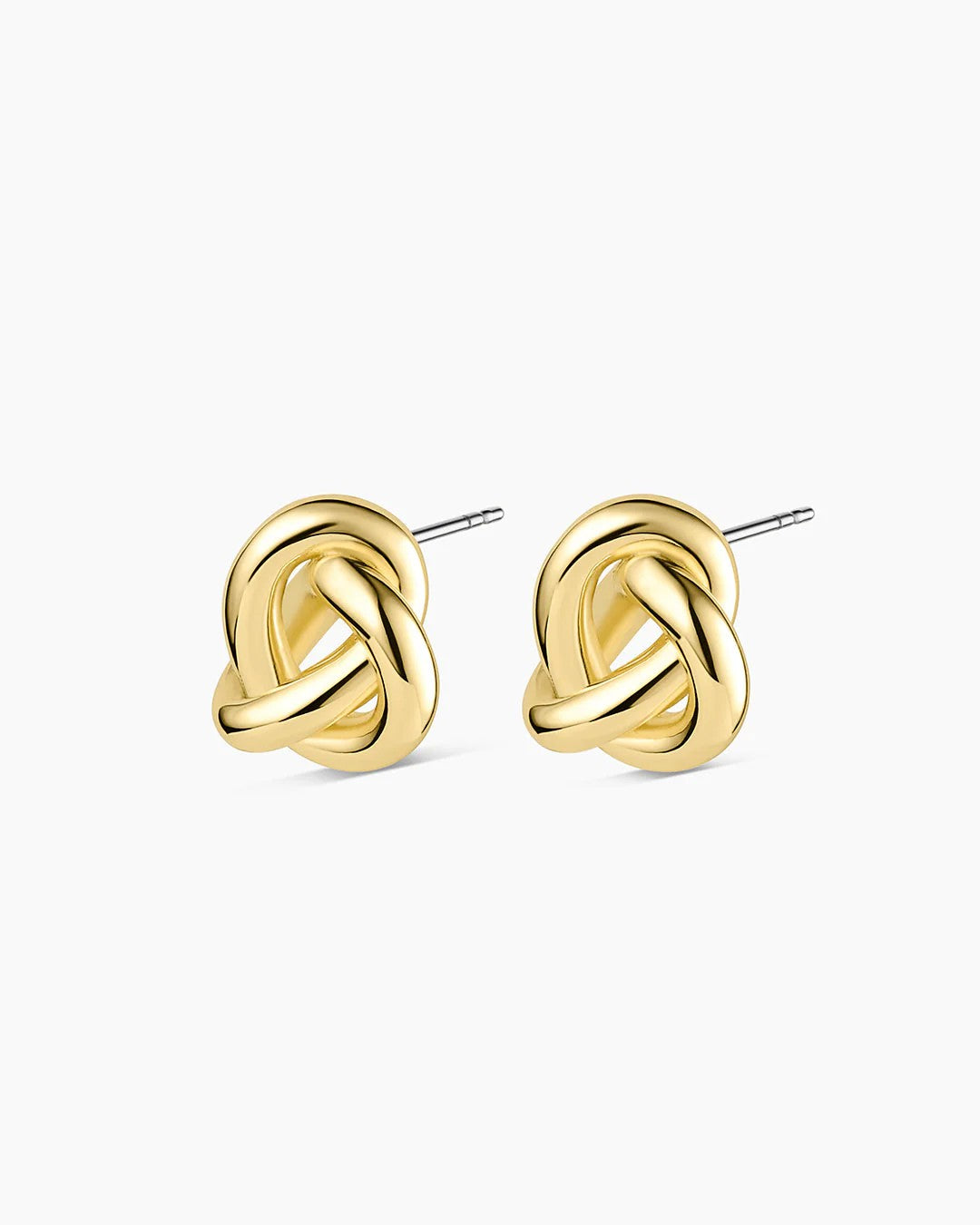 Gold Infinity Knot Studs