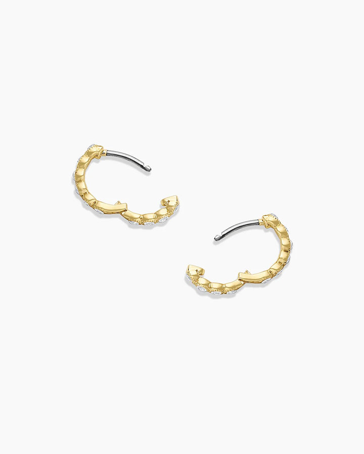 Gold Madison Shimmer Huggies