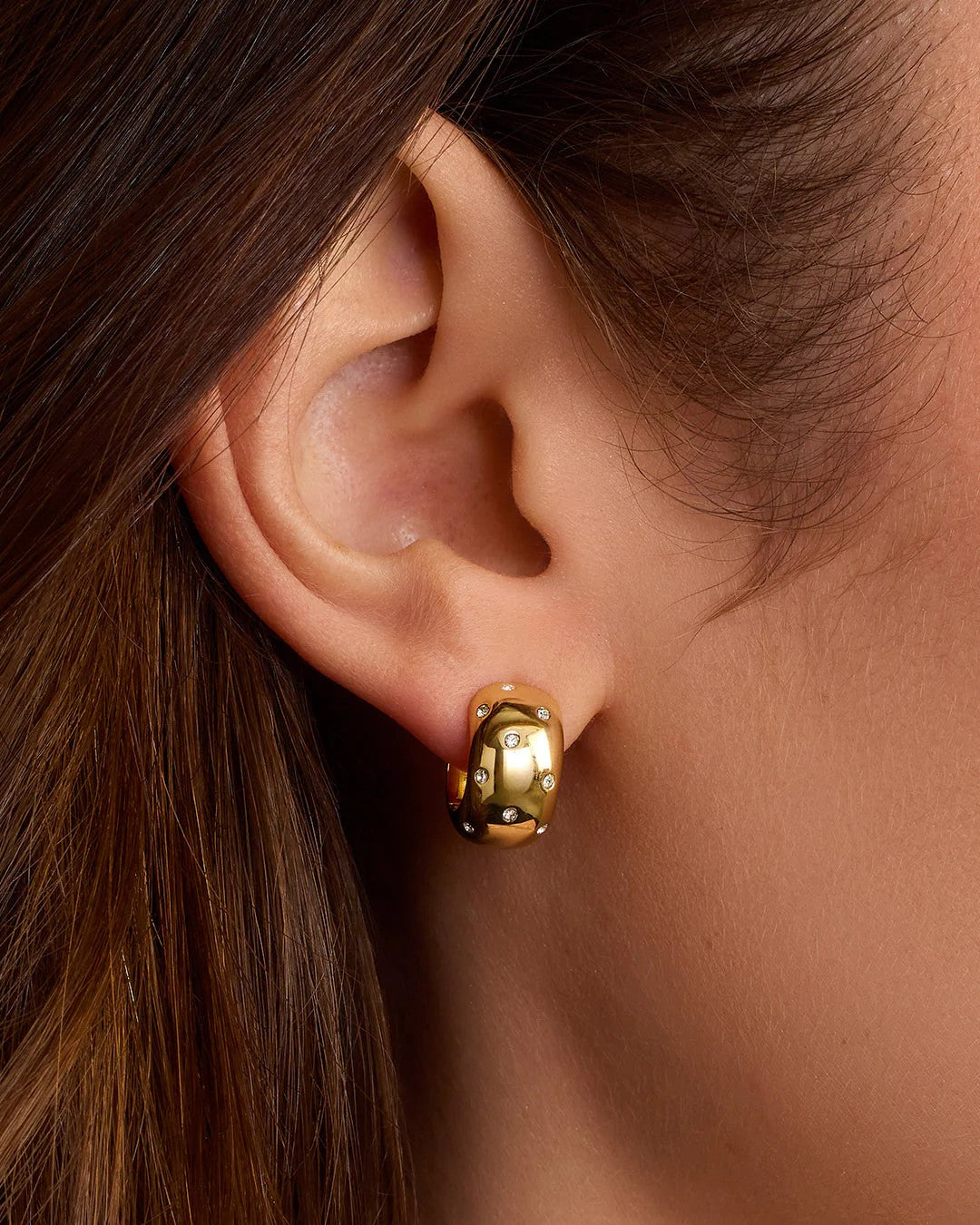 Gold Noel Shimmer Huggies