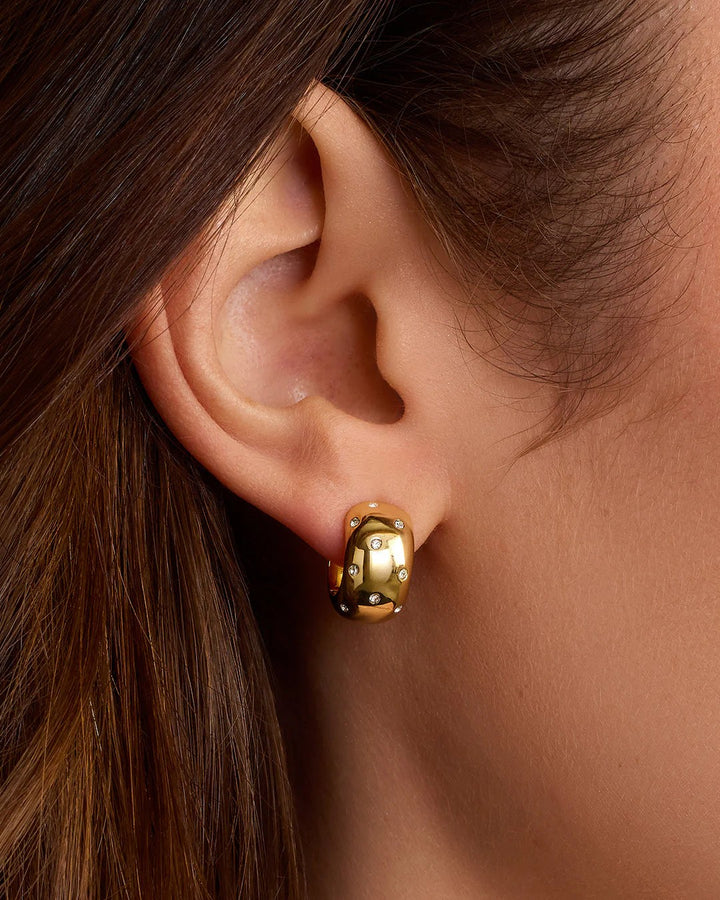 Gold Noel Shimmer Huggies