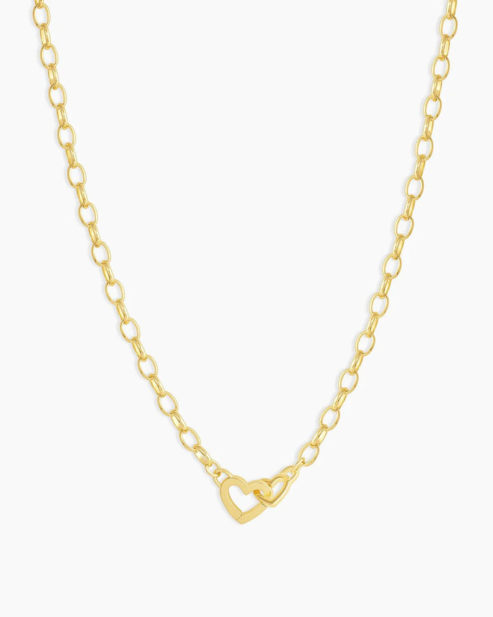 Gold Parker Heart Necklace