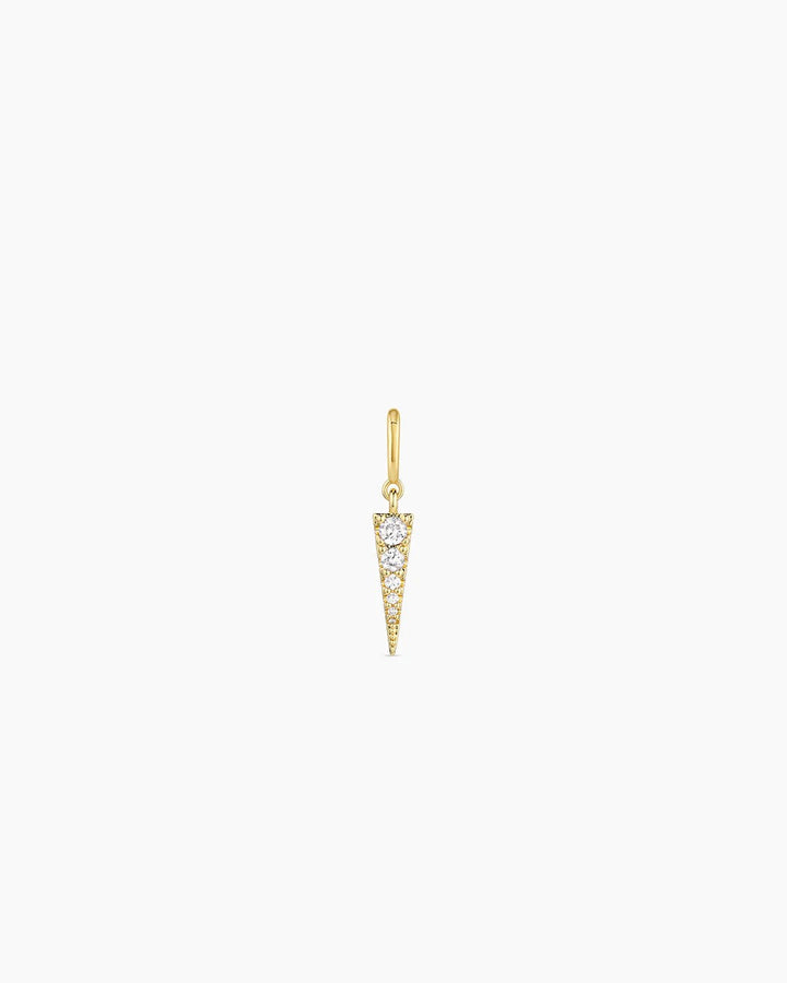 Gold Shimmer Dagger Parker Charm