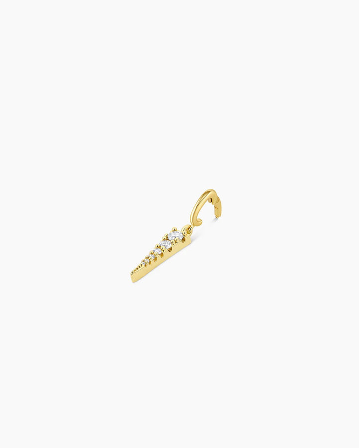 Gold Shimmer Dagger Parker Charm