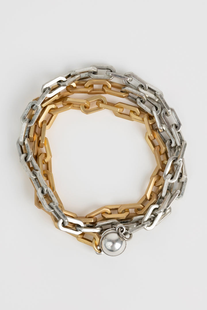 Gold Silver Double Trouble Bracelet